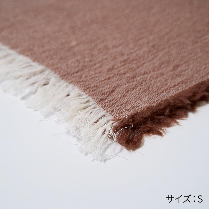 播州織棉羊毛米色 FUJI GAUZE 圍巾