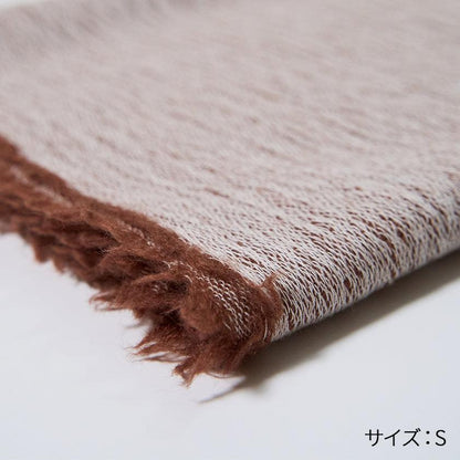 播州織棉羊毛米色 FUJI GAUZE 圍巾