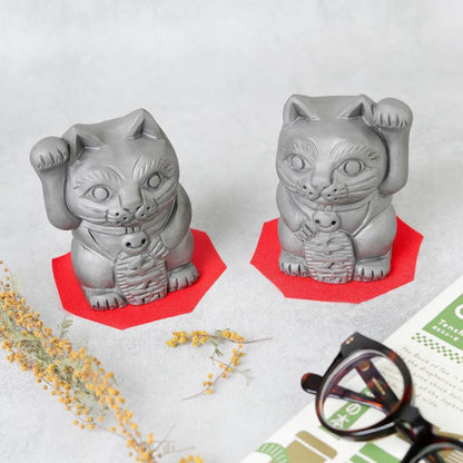 【招き猫】瓦の招き猫 | 淡路鬼瓦 | 瓦廊