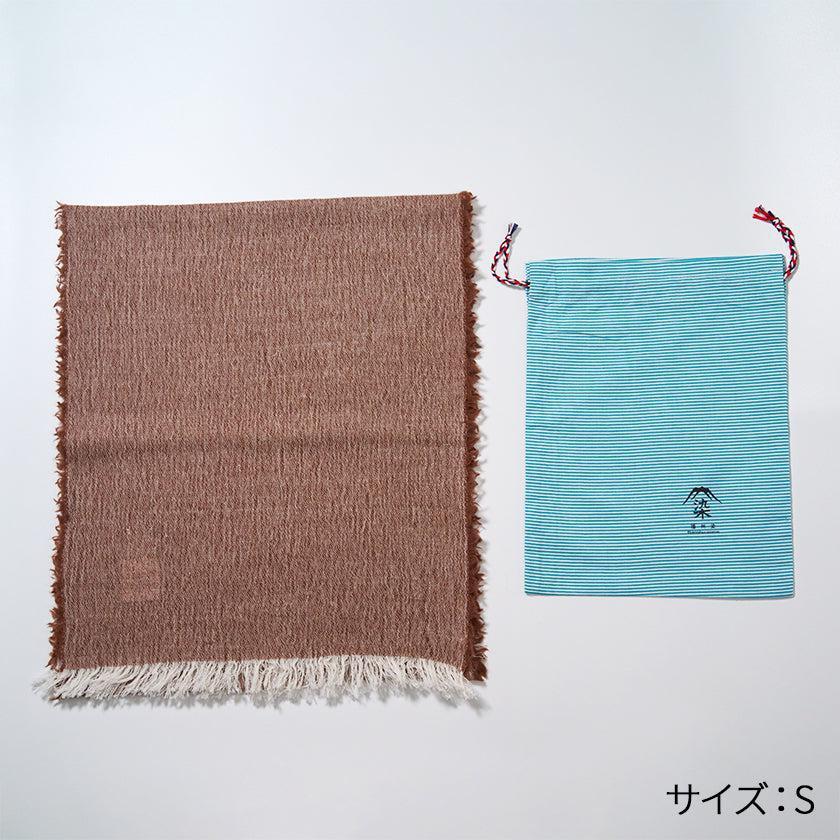 播州織棉羊毛米色 FUJI GAUZE 圍巾