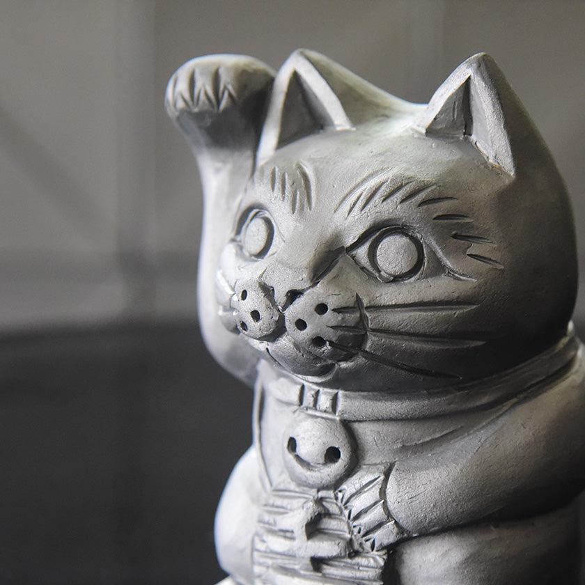 【招き猫】瓦の招き猫 | 淡路鬼瓦 | 瓦廊