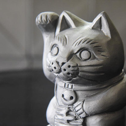 【招き猫】瓦の招き猫 | 淡路鬼瓦 | 瓦廊