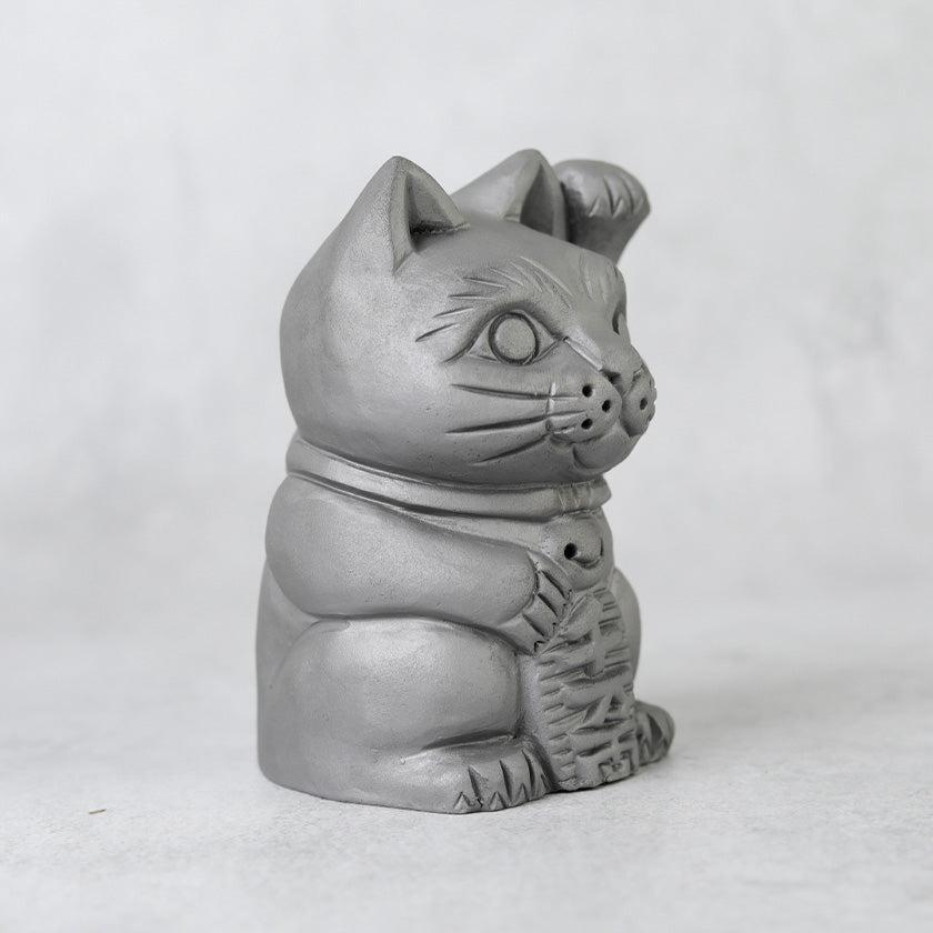 【招き猫】瓦の招き猫 | 淡路鬼瓦 | 瓦廊
