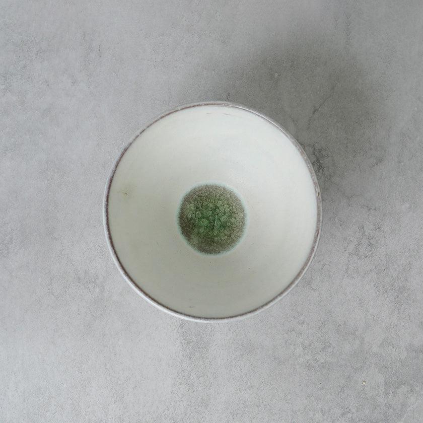 玻璃釉 丹波燒 信水窯 飯碗