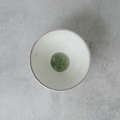 玻璃釉 丹波燒 信水窯 飯碗