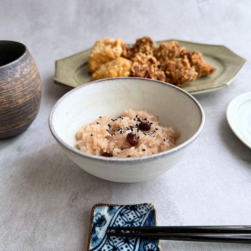 玻璃釉 丹波燒 信水窯 飯碗