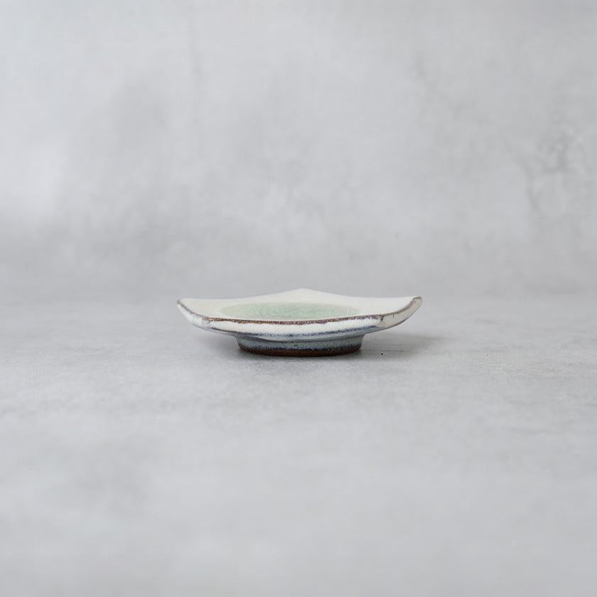 【皿】ガラス釉 豆皿 | 丹波焼 | 信水窯