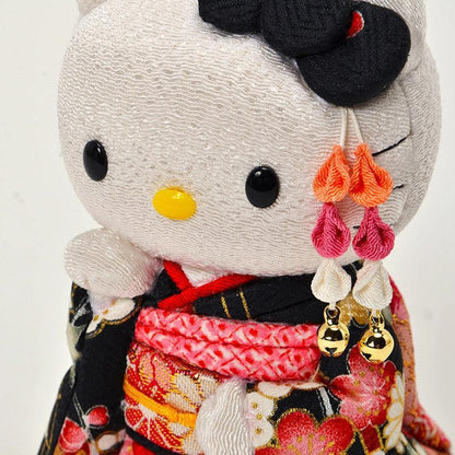 【招き猫】招きハローキティ 舞妓 | 江戸木目込み | 柿沼人形