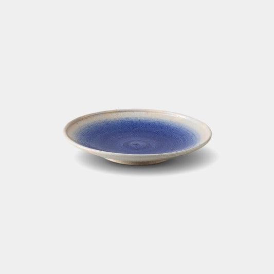 【皿】染BLU 玉6号皿 青 | 波佐見焼 | 西海陶器