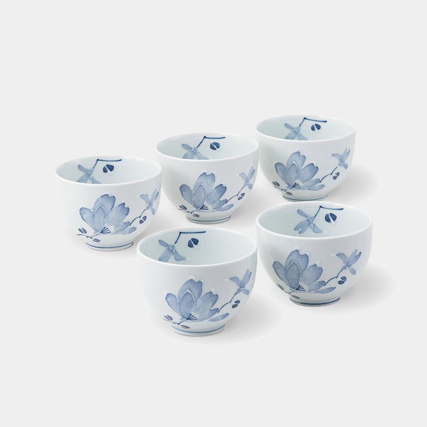 【湯呑5個セット】辻が花 仙茶揃 | 波佐見焼 | 西海陶器