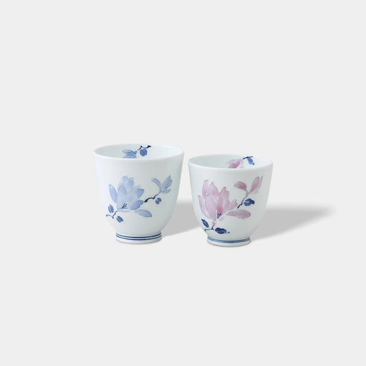 【湯呑 ペア】辻が花 組湯呑 | 波佐見焼 | 西海陶器