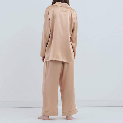 粉米色真絲睡衣套裝 Foo Tokyo
