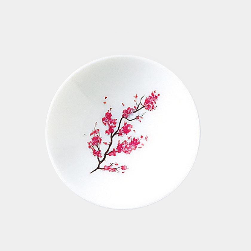【平盃】温感 白 桜 | 美濃焼 | 丸モ高木陶器