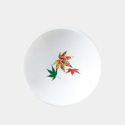 【平盃】温感 白 紅葉 | 美濃焼 | 丸モ高木陶器