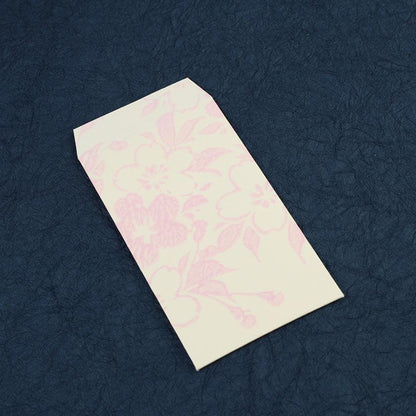 【ポチ袋】(大) 桜 白地 (2枚) | 唐紙 | 唐源