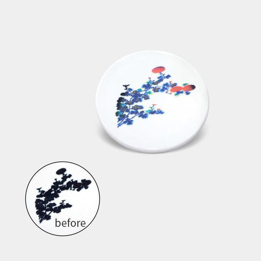 【マグカバー】温感 千鳥 (花と鳥) | 美濃焼 | 丸モ高木陶器