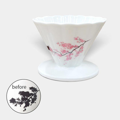 【コーヒーフィルター】温感 桜 | 美濃焼 | 丸モ高木陶器