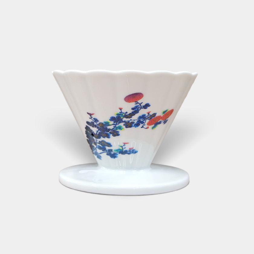 【コーヒーフィルター】温感 千鳥 (花と鳥) | 美濃焼 | 丸モ高木陶器