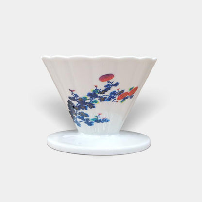 【コーヒーフィルター】温感 千鳥 (花と鳥) | 美濃焼 | 丸モ高木陶器