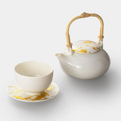 金澤金箔 RS marble 茶壺杯碟套裝 箔一