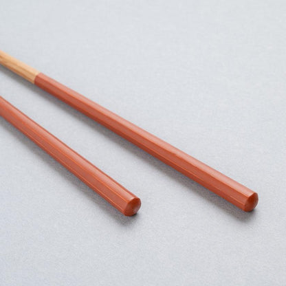 【箸】HASHIKURA SEASON 01 オーク 八角 22.5cm (食洗対応) | 若狭の塗箸 | 箸蔵まつかん