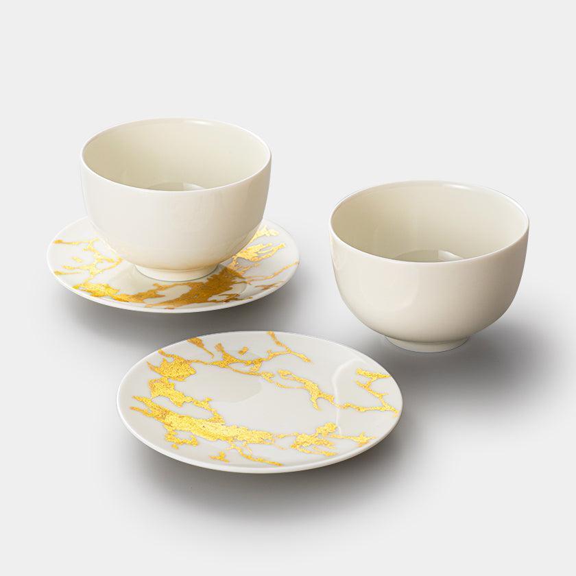 金澤金箔 RS marble 茶壺杯碟套裝 箔一