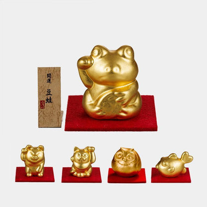 【置物】開運 縁起物 動物 | 金沢箔 | 箔一