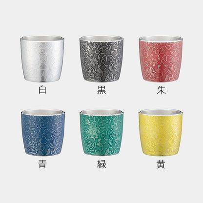 【ぐい呑】花鳥風月 | 大阪浪華錫器 | 大阪錫器