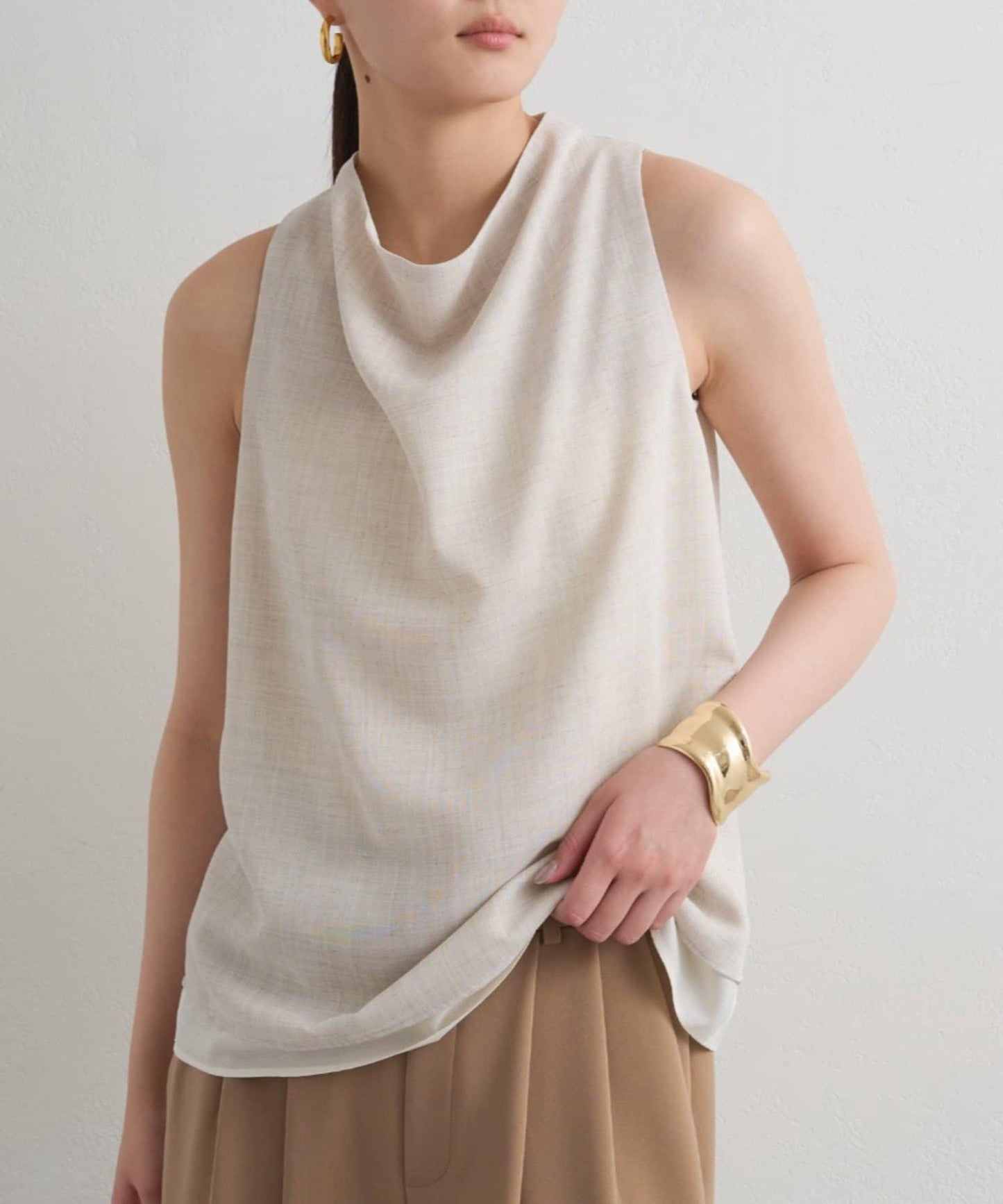 Loungedress 麻感垂墜襯衫