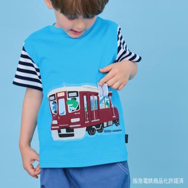阪急電車 電車機關設計短袖T恤