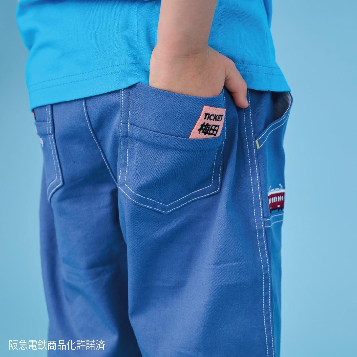 阪急電車（阪急電車） 六分丈褲子