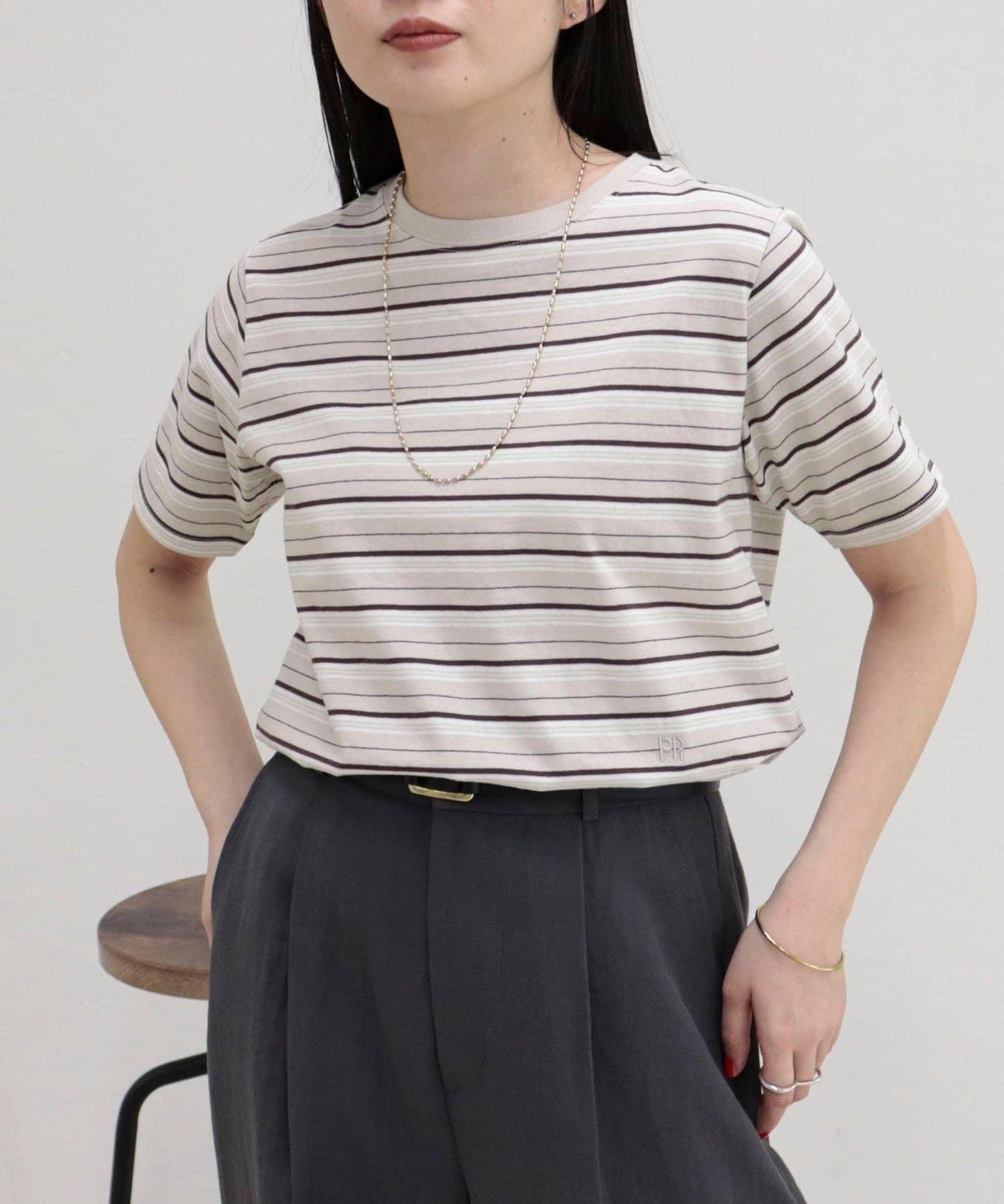 減輕汗漬 平紋針織 Basic T恤