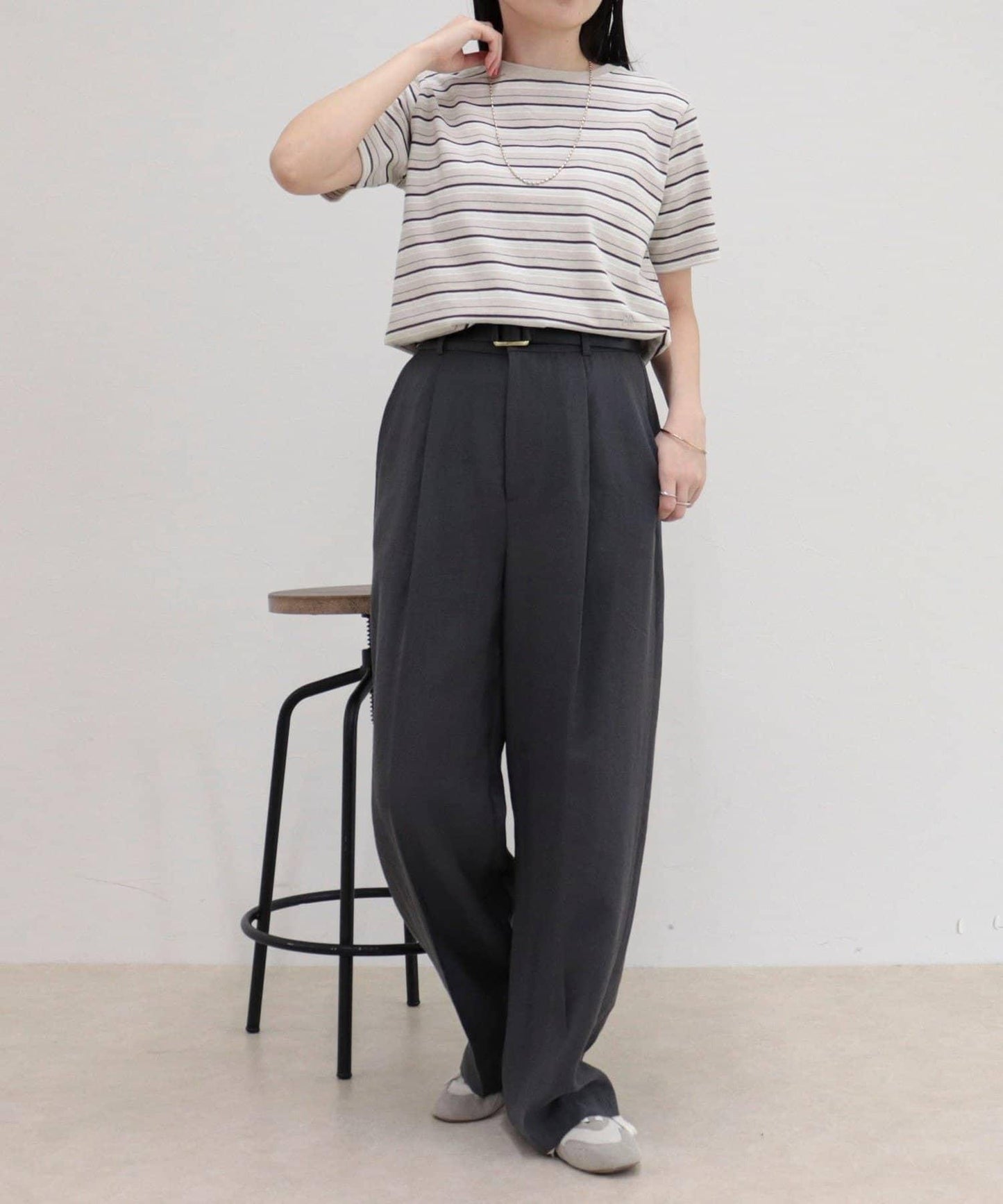 減輕汗漬 平紋針織 Basic T恤