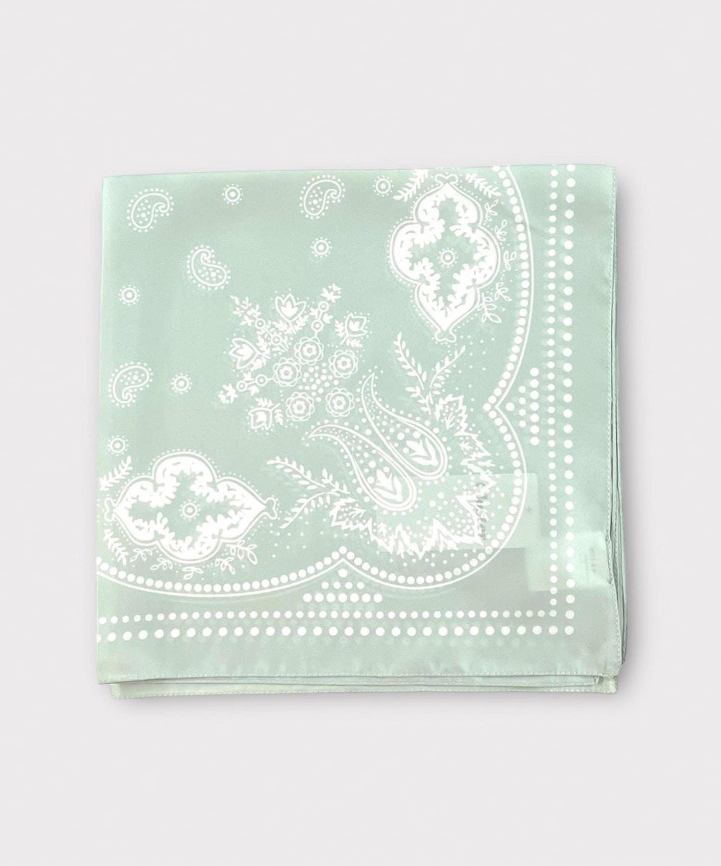 意大利製造 頭巾佩斯利圖案 絲巾