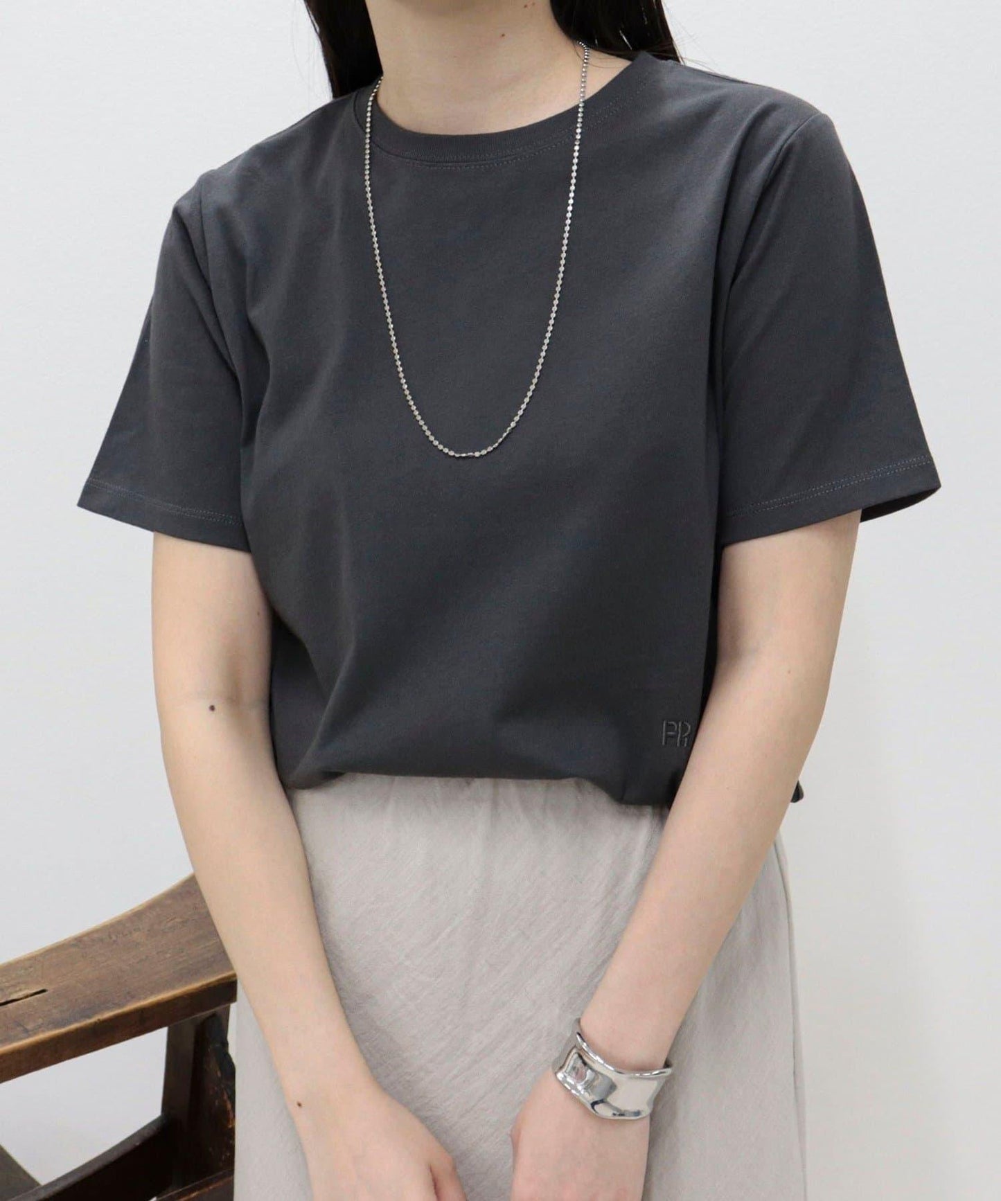 減輕汗漬 平紋針織 Basic T恤