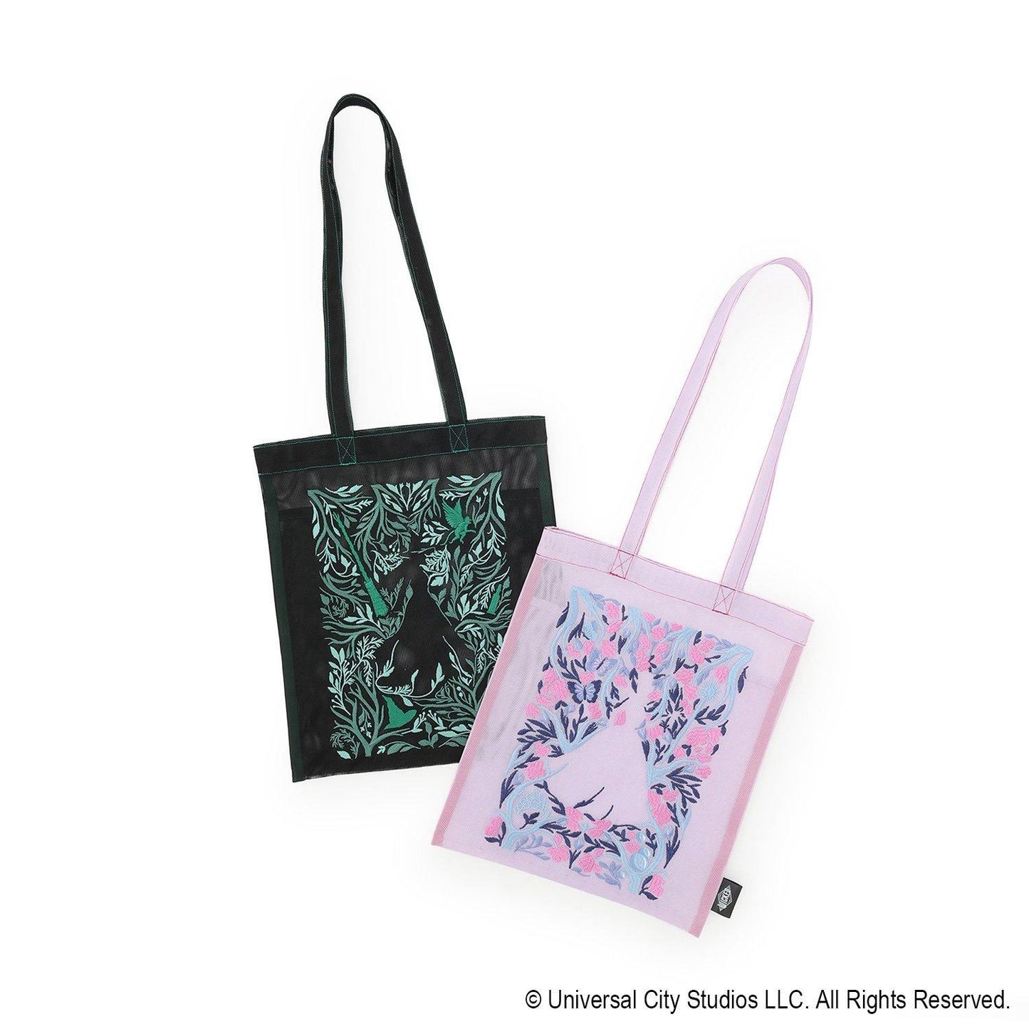 WICKED 刺繡網眼托特包