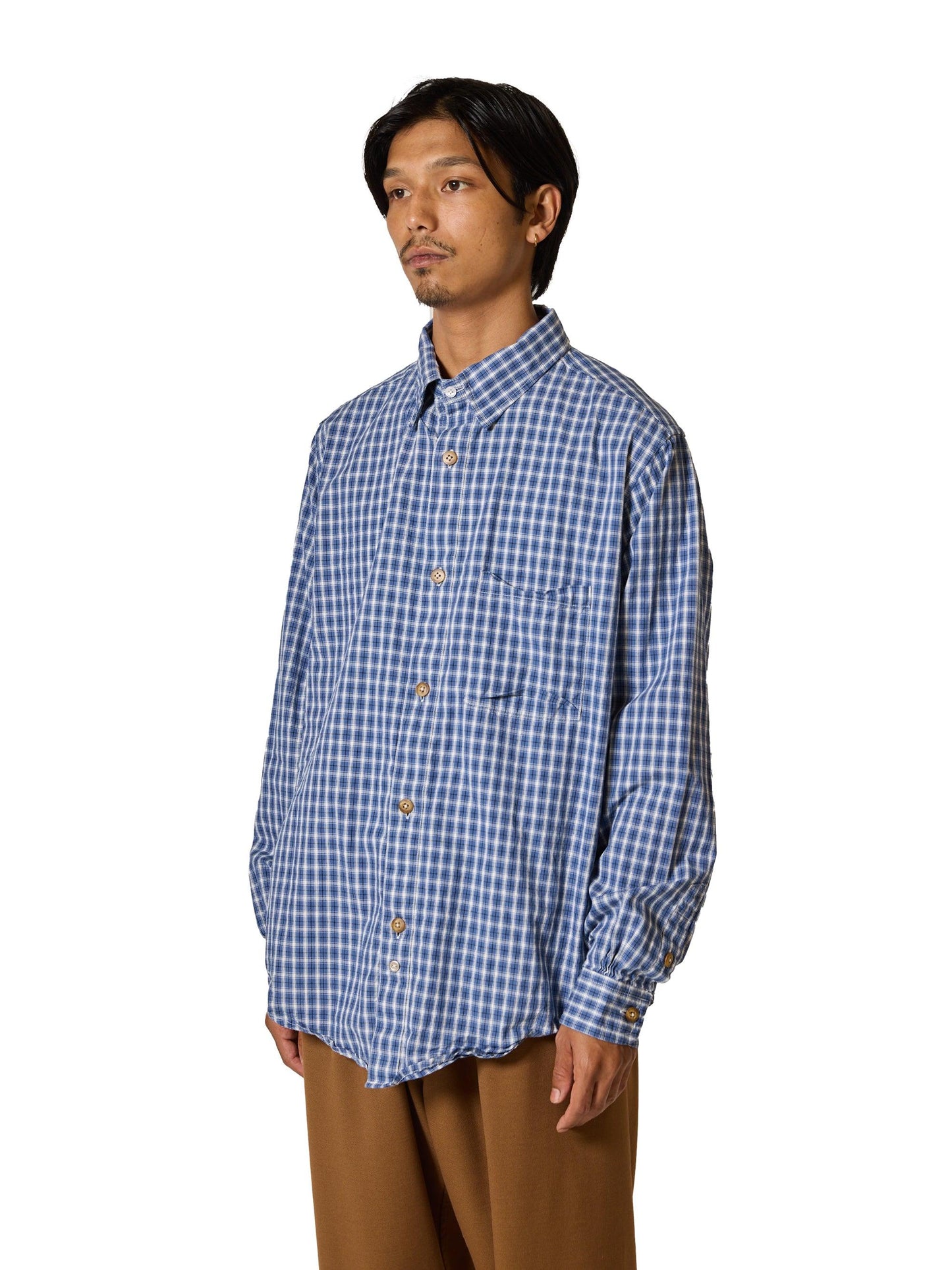格紋 COTTON BROAD CHECK ORGANIZED B.D.SHIRT 純棉襯衫