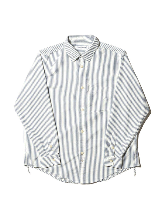 寬條紋 棉混紡 ORGANIZED B.D.SHIRT 襯衫
