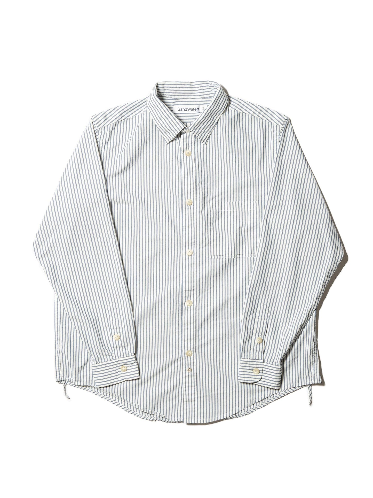 寬條紋 棉混紡 ORGANIZED B.D.SHIRT 襯衫