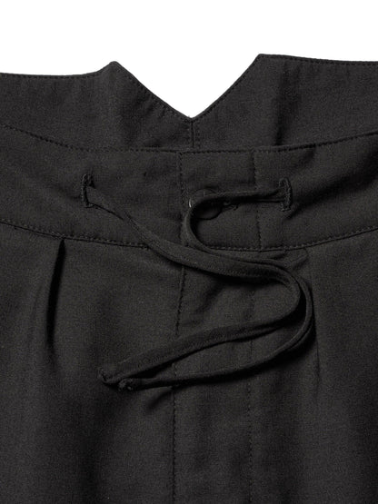 彈力羅緞直筒休閒褲 RESEARCHED 3/4 EASY SLACKS / REGGIANI W.SATIN