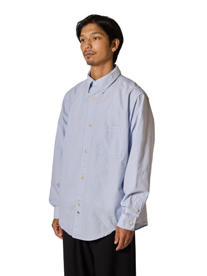 寬條紋 棉混紡 ORGANIZED B.D.SHIRT 襯衫