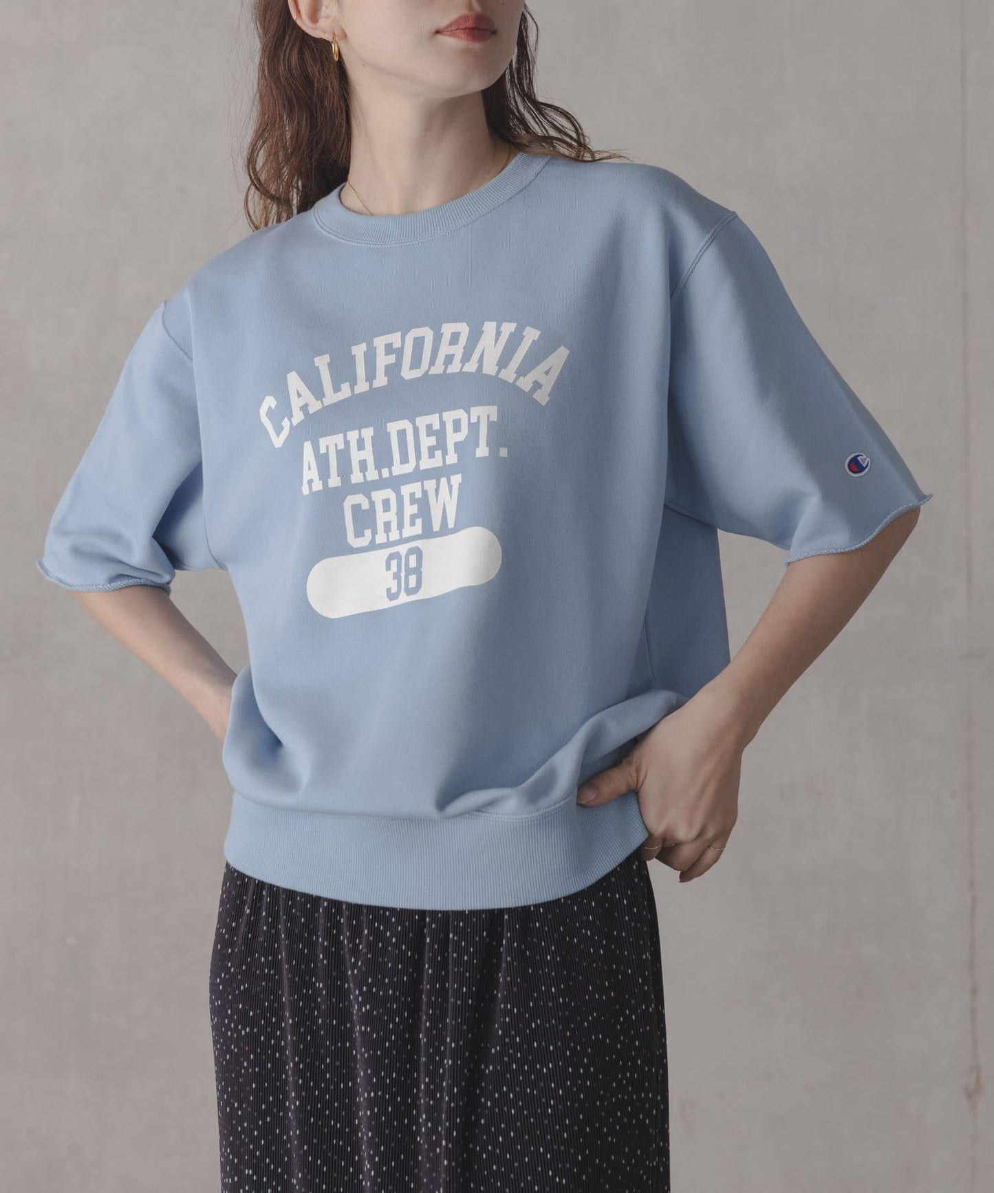 聯名 CHAMPION×Sonny Label 標誌印花 衛衣面料 T恤