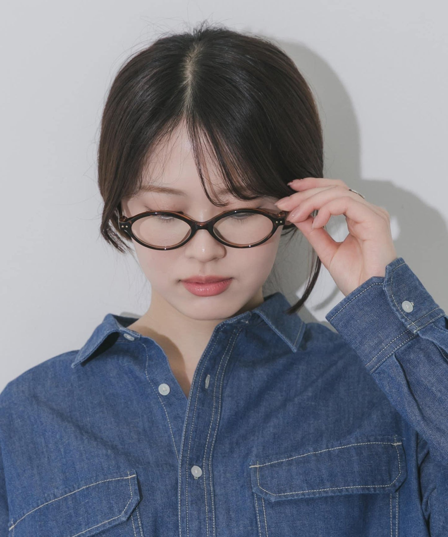 橢圓纖細金屬框 眼鏡