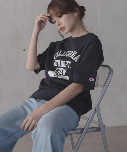 聯名 CHAMPION×Sonny Label 標誌印花 衛衣面料 T恤