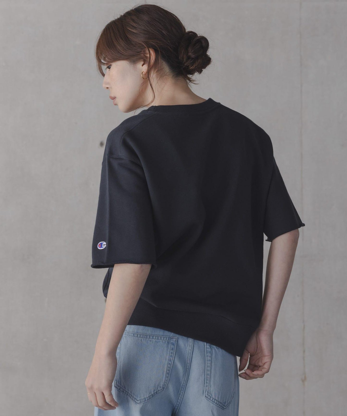 聯名 CHAMPION×Sonny Label 標誌印花 衛衣面料 T恤