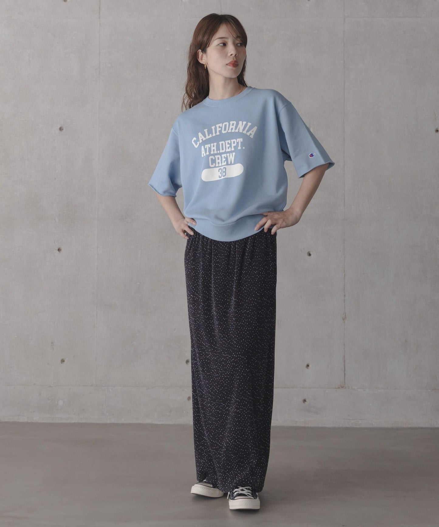聯名 CHAMPION×Sonny Label 標誌印花 衛衣面料 T恤