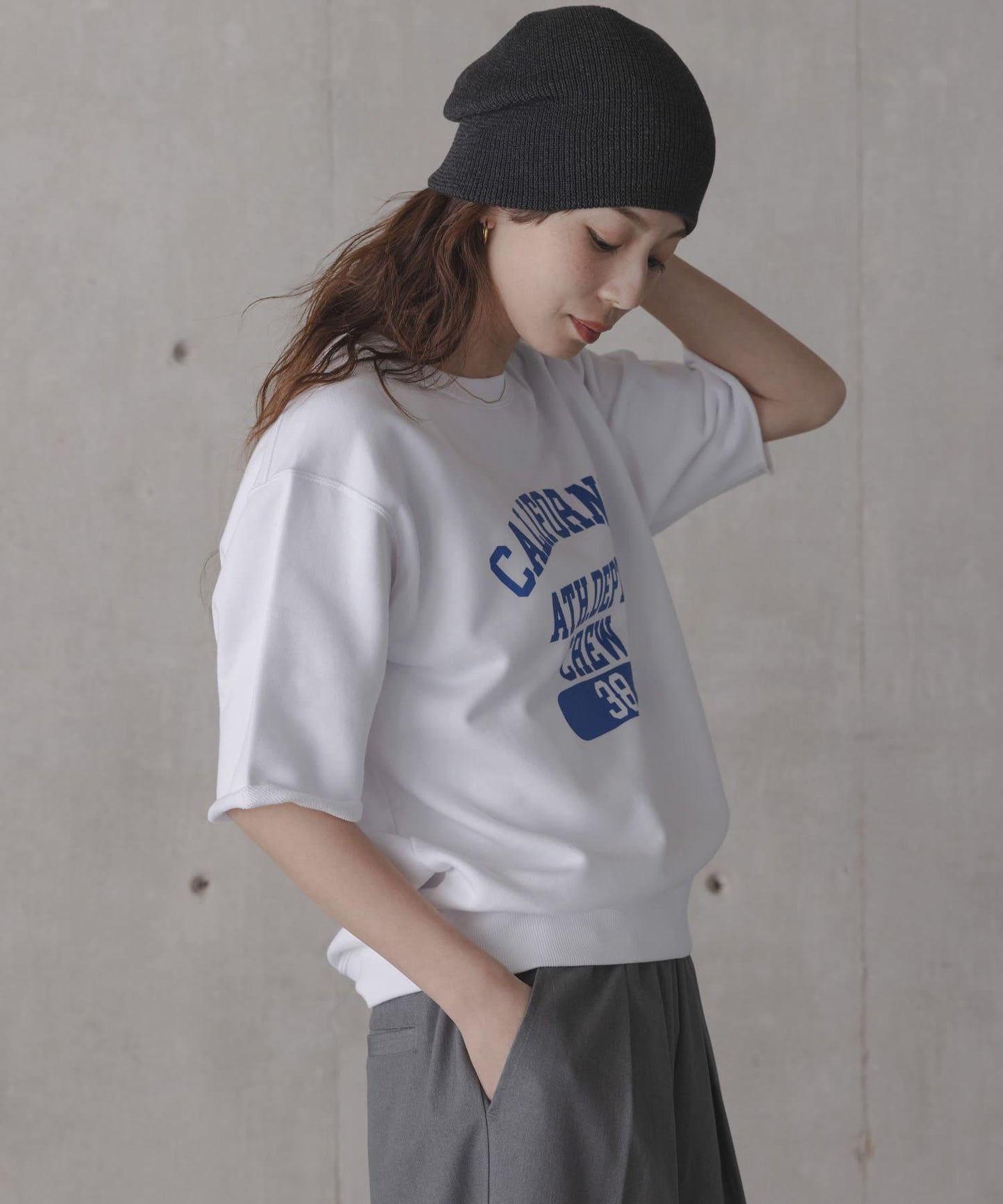 聯名 CHAMPION×Sonny Label 標誌印花 衛衣面料 T恤