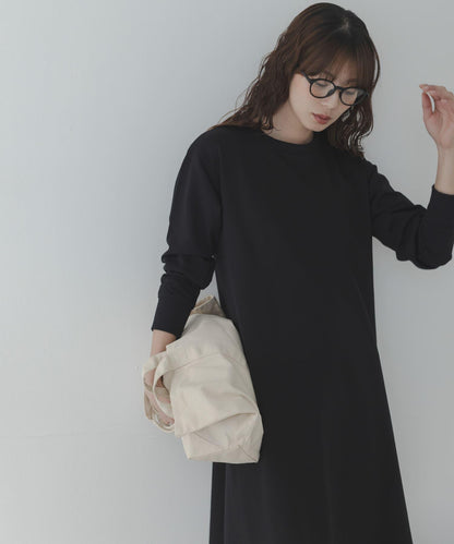 毛圈面料A字連衣裙