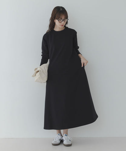 毛圈面料A字連衣裙