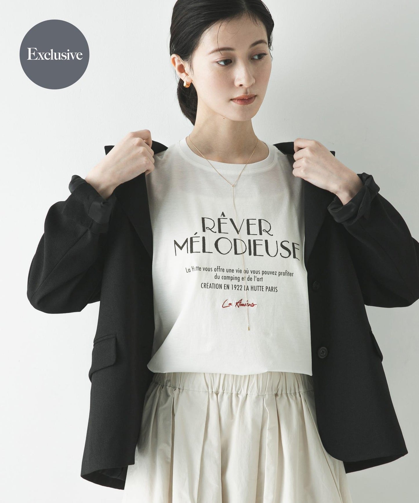 聯名 La Hutte×URBAN RESEARCH 合作款 T恤